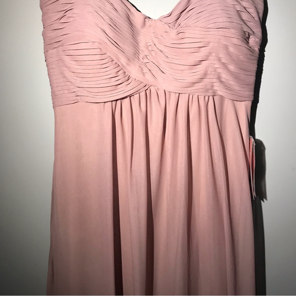 WEDDING GUEST MAXI DRESS CONVERTIBLE MAUVE Birdy Grey MARIA + POCKETS + SLIT - Picture 10 of 16